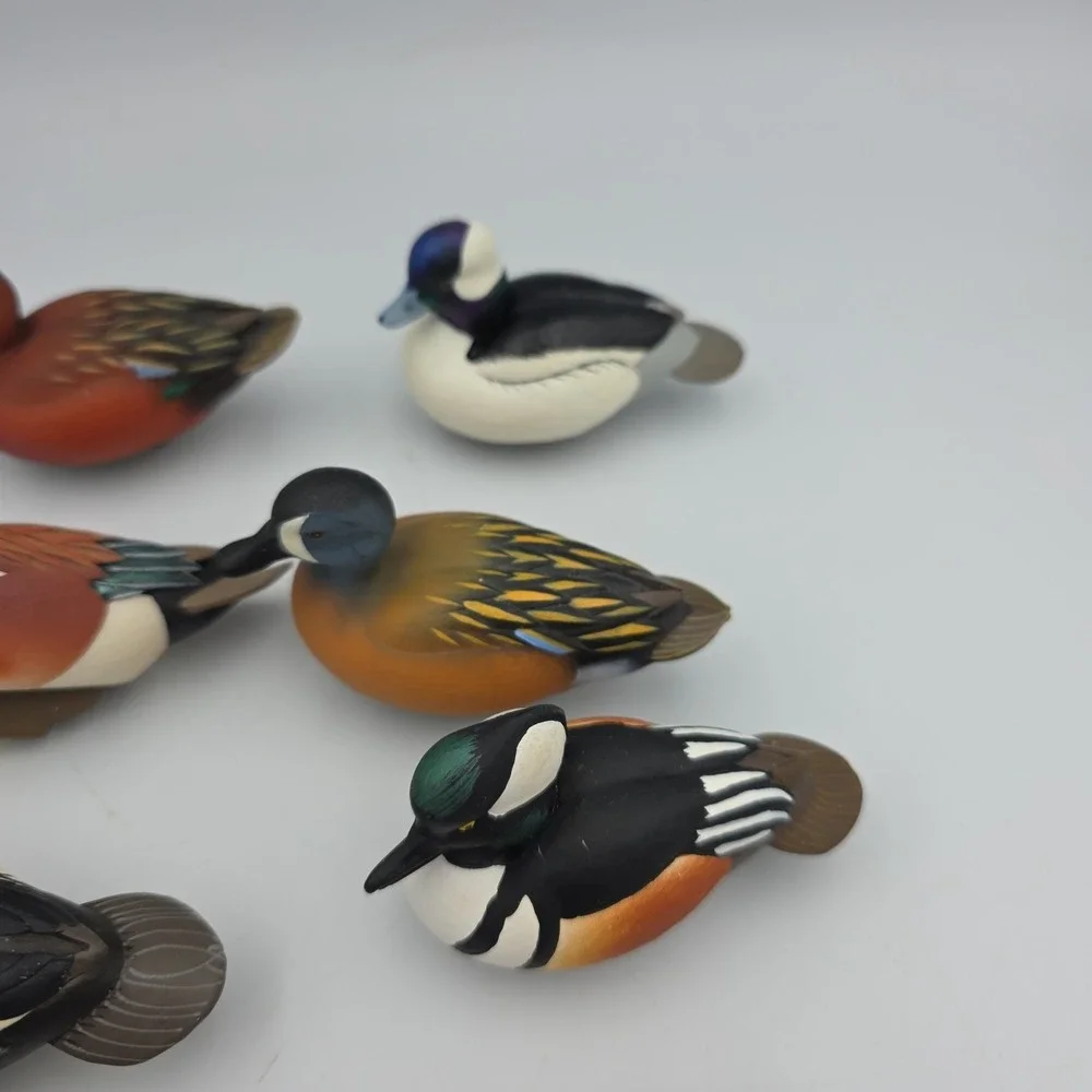 Jett Brunet Miniature Decoy Ducks Unlimited Decoys Lot Of 8  2006-2011, 013,015